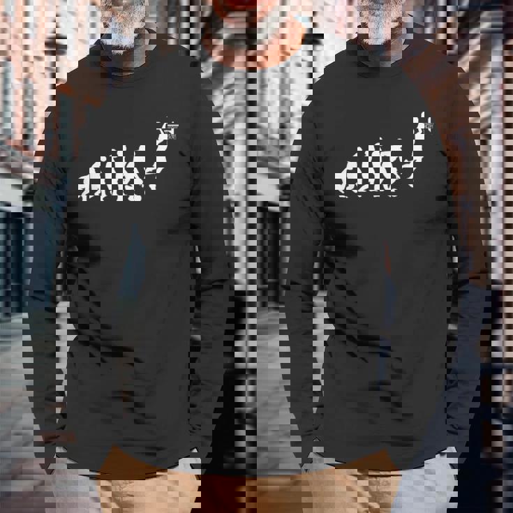 バスケットボール プレーヤー Usa エボリューション バスケットボール 長袖Tシャツ 高齢者への贈り物