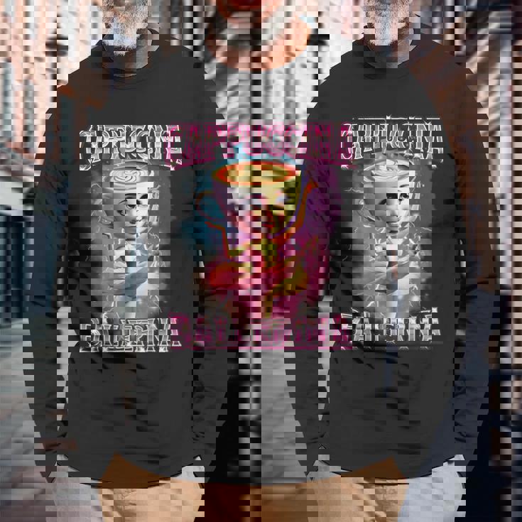 バレリーナ カプチーナ Ai ジェネラーレ カラッテレ イタリアーノ ブレイン ロート 長袖Tシャツ 高齢者への贈り物