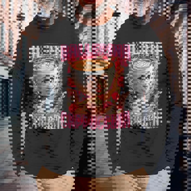 バレリーナ カプチーナ イタリアンブレイン 長袖Tシャツ 高齢者への贈り物