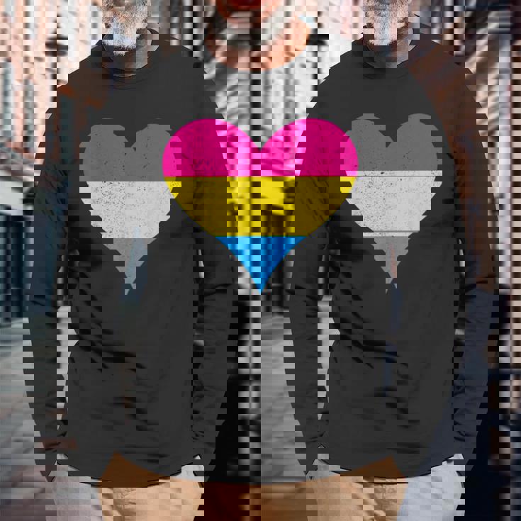 パンセクシャル・ラブ 長袖Tシャツ 高齢者への贈り物