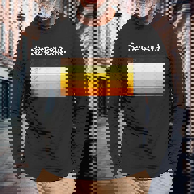 ビアセクシャル、面白いビアトリンカー 長袖Tシャツ 高齢者への贈り物