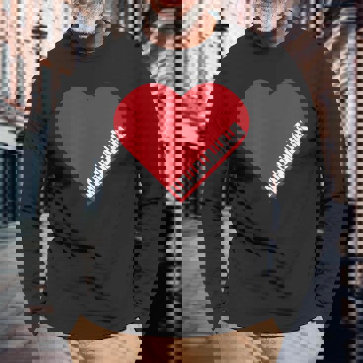 ピアノ ハート ピアノ 楽譜 ピアノスツール 鍵盤羽 長袖Tシャツ 高齢者への贈り物