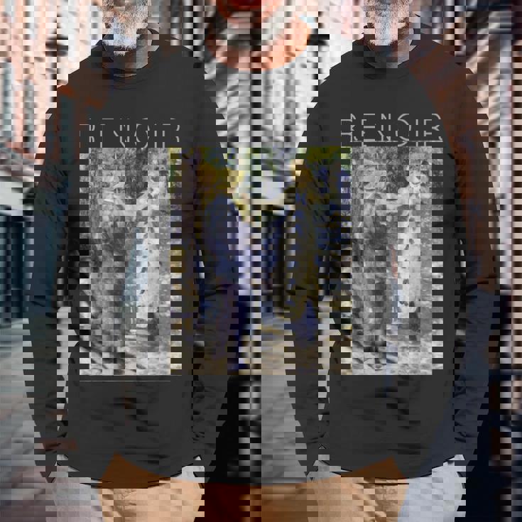 ピエールオーギュスト・ルノワール スイングスプリング 長袖Tシャツ 高齢者への贈り物