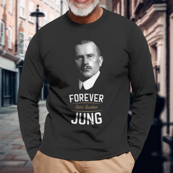 フォーエバー カール・グスタフ・ユング 長袖Tシャツ 高齢者への贈り物