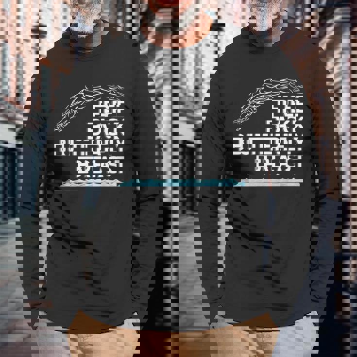 フリーバックバタフライブレストスイムストロークスイムチームライト 長袖Tシャツ 高齢者への贈り物