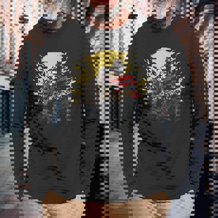 フレディ・アンド・ジェイソン・ゲーミング 長袖Tシャツ 高齢者への贈り物