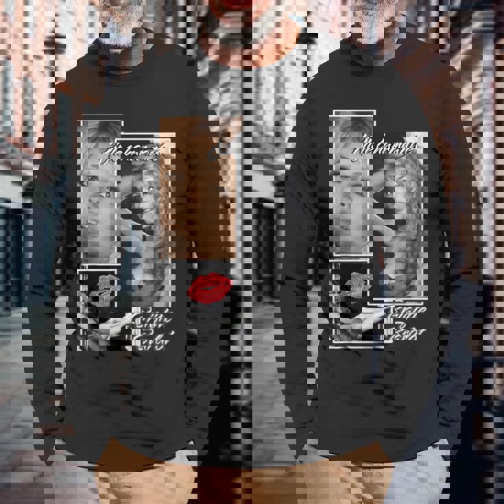 ブリジットバルドー_002 長袖Tシャツ 高齢者への贈り物