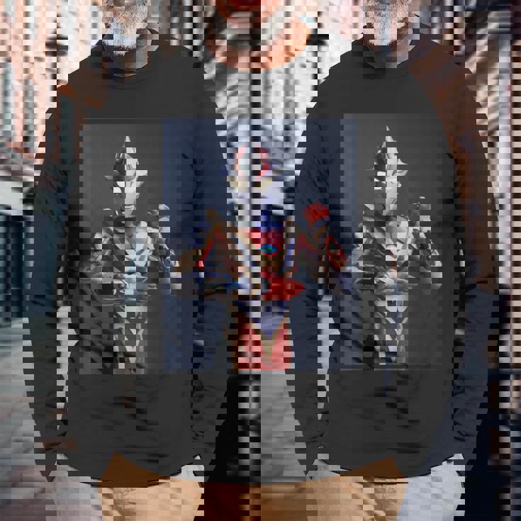 ブロマイドシリーズ ウルトラマンメビウス メビウスフェニックスブレイブ 長袖Tシャツ 高齢者への贈り物