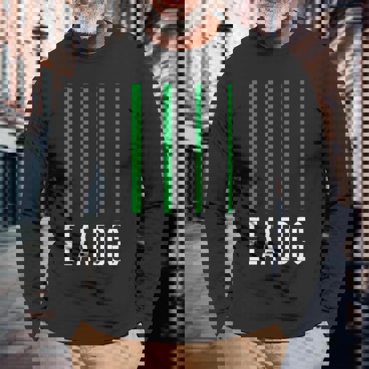 ベーシスト ベースギタリスト Eadg 4弦ギター 長袖Tシャツ 高齢者への贈り物