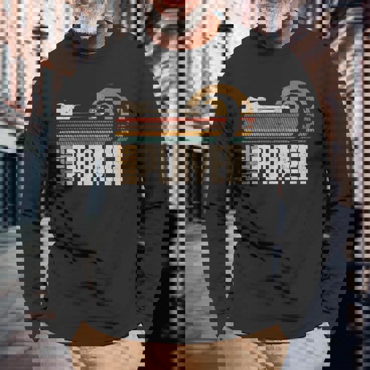 ベーシストのためのベーシストのためのベース ギター プレーヤーの型のベースの音叉のギフト 長袖Tシャツ 高齢者への贈り物