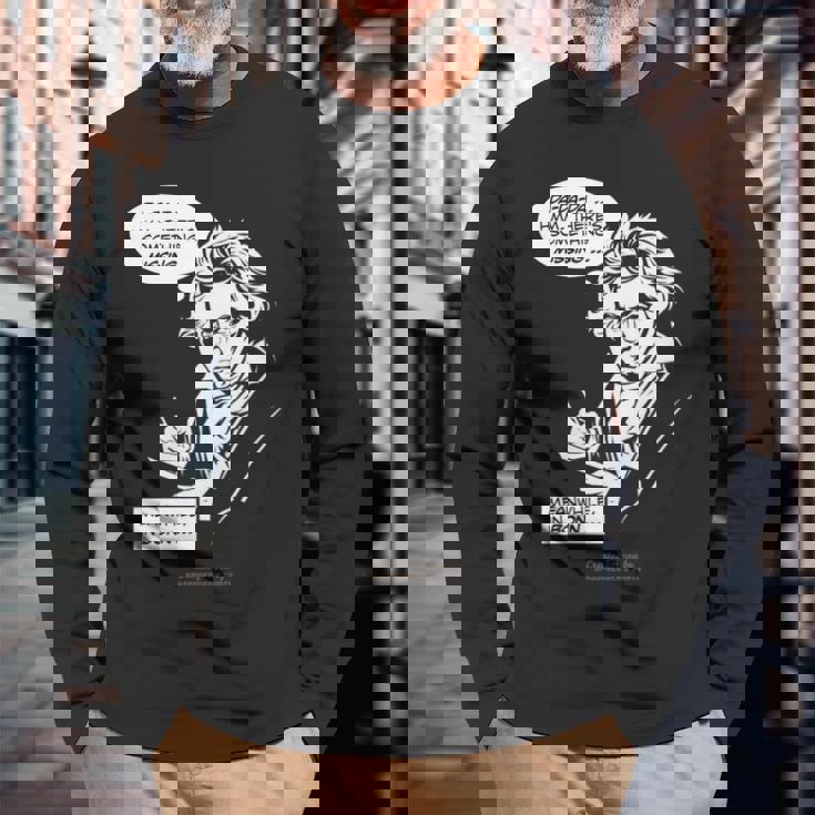 ベートーヴェン デザイン 第5交響曲 ダ、ダ、ダ ベートーヴェン 長袖tシャツ 長袖Tシャツ 高齢者への贈り物