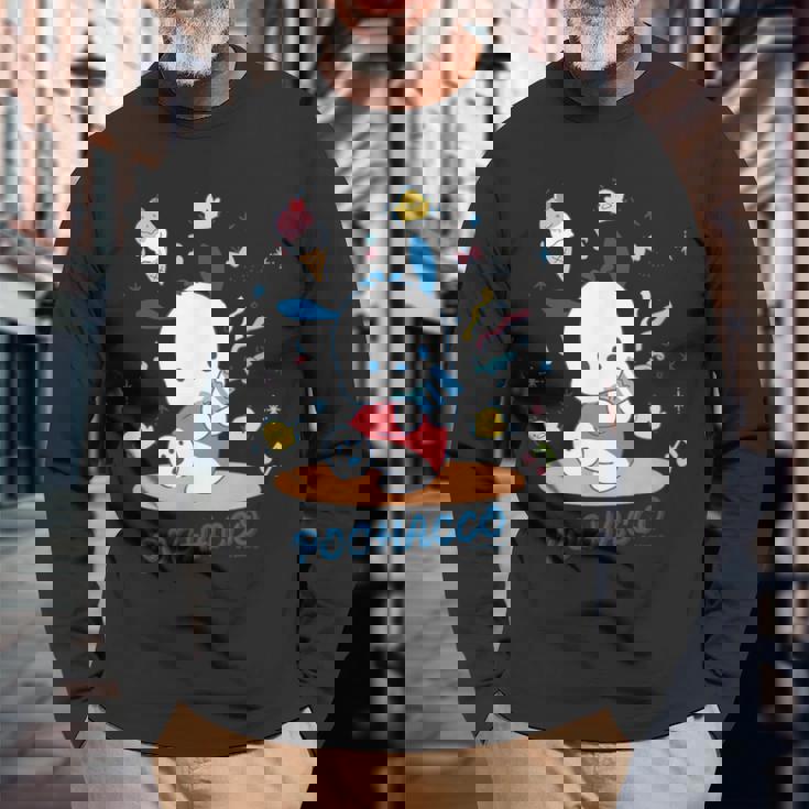 ポチャッコ パーティ 【バレンタインギフトにおすすめ！】 長袖Tシャツ 高齢者への贈り物