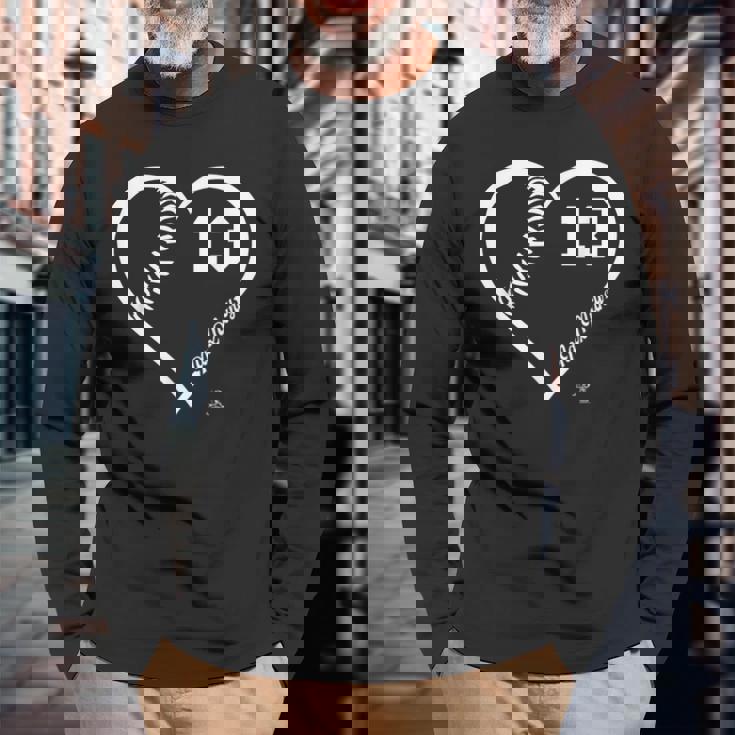 マックスマンシー選手ハート数ゲームデー 長袖Tシャツ 高齢者への贈り物