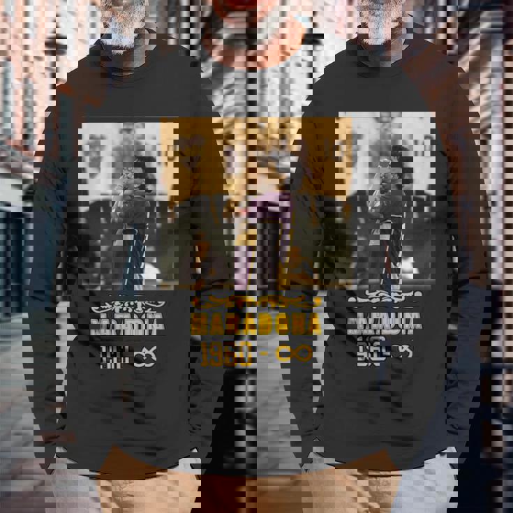 マラドーナ・デスペディーダ・ボカ 長袖Tシャツ 高齢者への贈り物