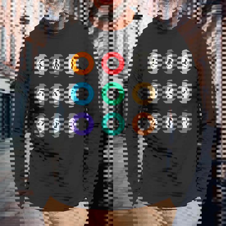 メトロ東京全線地下鉄列車デザイン 長袖Tシャツ 高齢者への贈り物