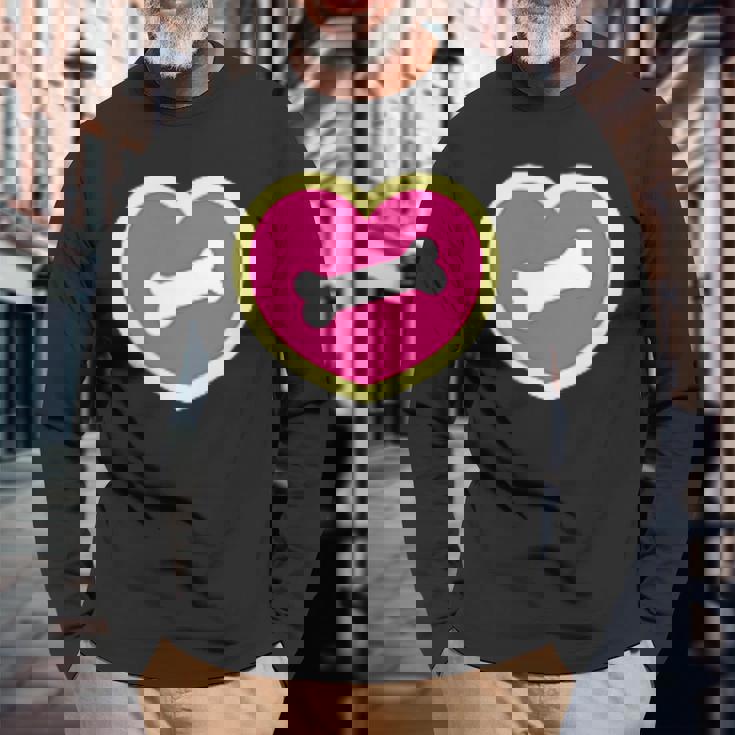 メルちゃんのペット いぬのポコちゃん バックプリント 長袖Tシャツ 高齢者への贈り物