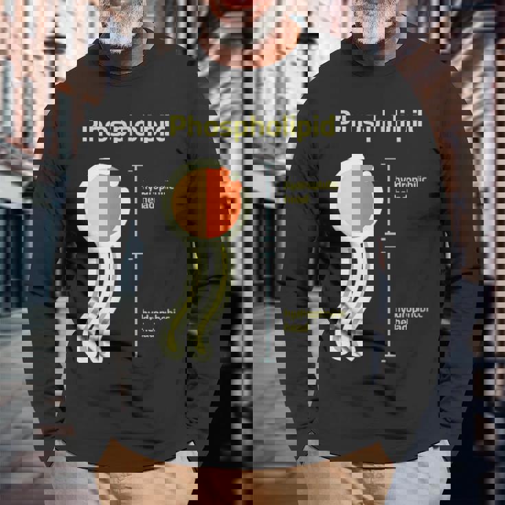 リン脂質 長袖Tシャツ 高齢者への贈り物