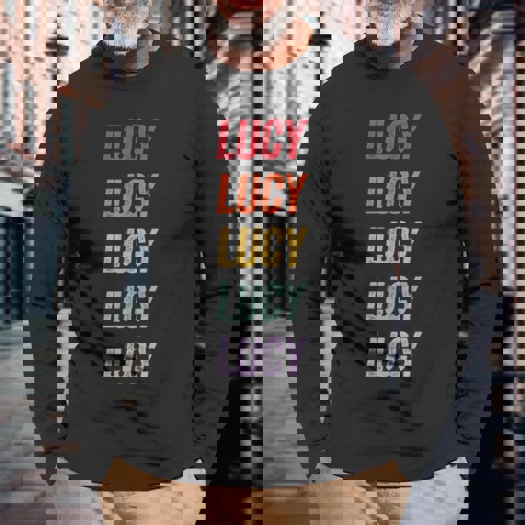 ルーシー 長袖Tシャツ 高齢者への贈り物