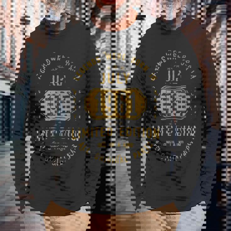 レジェンドは1961年七月生まれ 誕生日 長袖Tシャツ 高齢者への贈り物