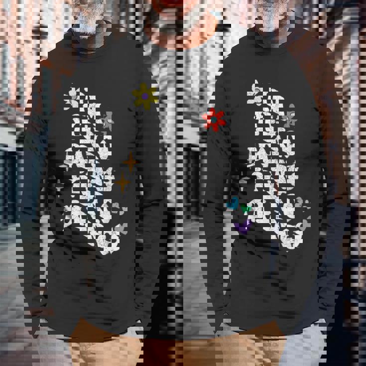 レトロ グルーヴィーなイム 優子 やってる ゆうこ こと おもしろい 母の日 長袖Tシャツ 高齢者への贈り物