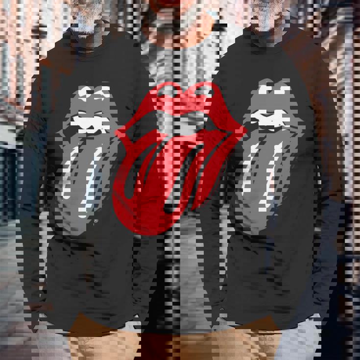 ローリングストーンズ 公式クラシックタン 長袖tシャツ 長袖Tシャツ 高齢者への贈り物