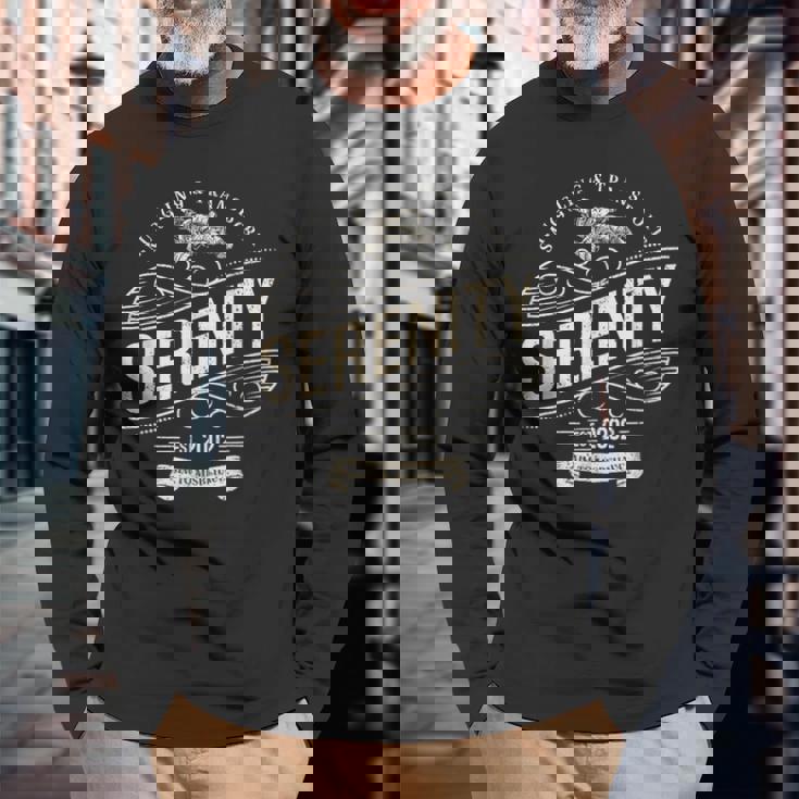 ヴィンテージ セレニティ 密輸 ホタル 長袖Tシャツ 高齢者への贈り物