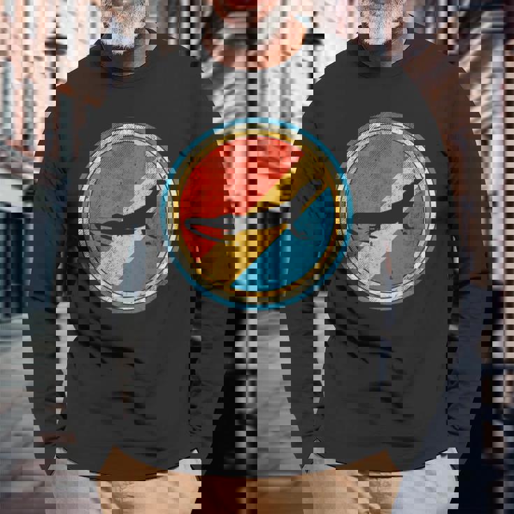 ヴィンテージトカゲ愛好家 アンティーク調 長袖Tシャツ 高齢者への贈り物