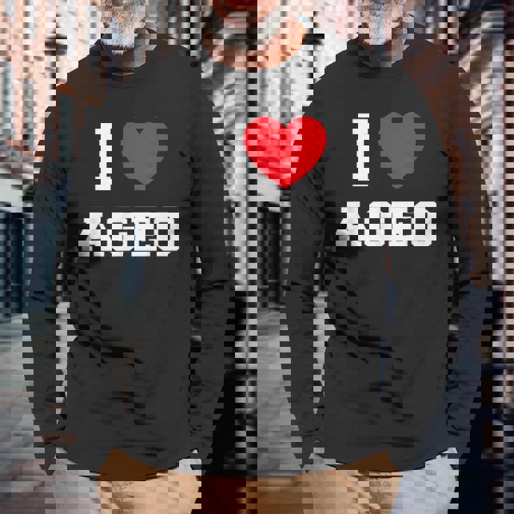 上尾大好き 長袖Tシャツ 高齢者への贈り物