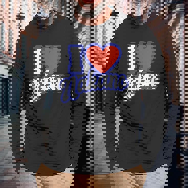 中野が大好き 長袖Tシャツ 高齢者への贈り物