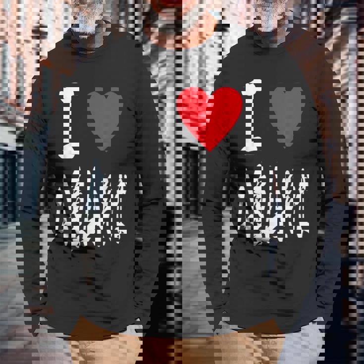 八重山そば 大好き 石垣 沖縄島そば八重山沖縄料理石垣 長袖Tシャツ 高齢者への贈り物