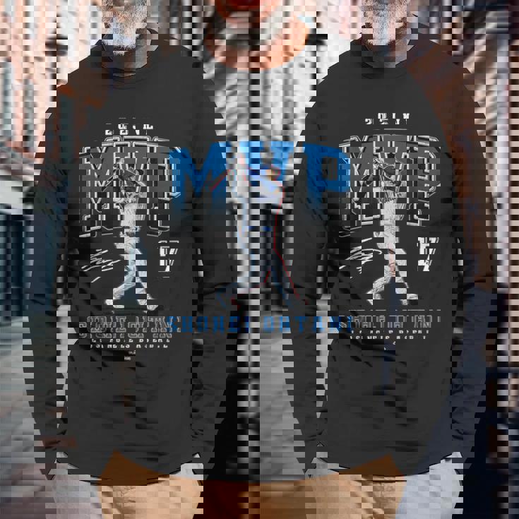 大谷翔平 2025 Nl Mvp ロサンゼルス 野球 Mlbpa 長袖Tシャツ 高齢者への贈り物