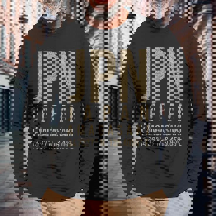 尼崎日本 長袖Tシャツ 高齢者への贈り物