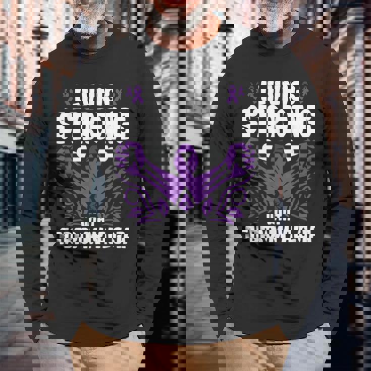 強く生きる 線維筋痛症への認識 線維筋痛症 長袖Tシャツ 高齢者への贈り物