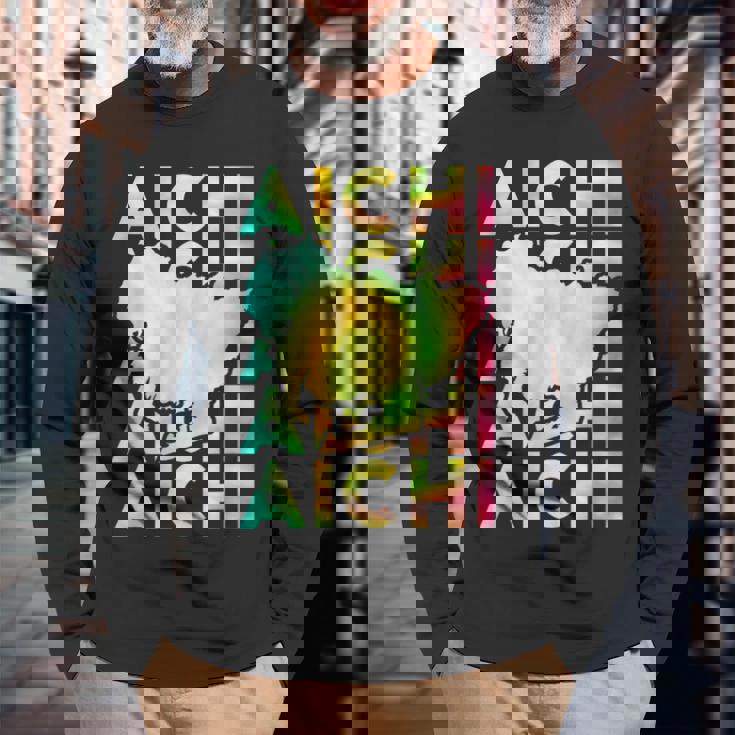 愛知 面白tシャツ 愛知県 面白いtシャツ 文字入り メンズ おもしろ 面白い 服 オリジナル おもしろグッズ ネタ 長袖Tシャツ 高齢者への贈り物