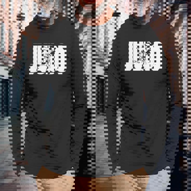 柔道武道インストラクター 教師 ギフトtシャツ 長袖Tシャツ 高齢者への贈り物