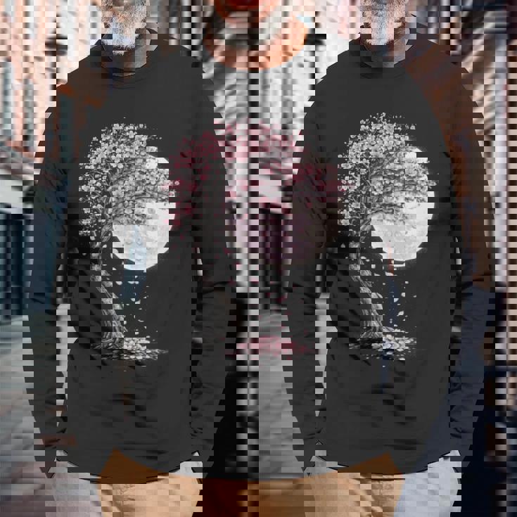 桜 Cherry Blossomsakura 長袖tシャツ 長袖Tシャツ 高齢者への贈り物