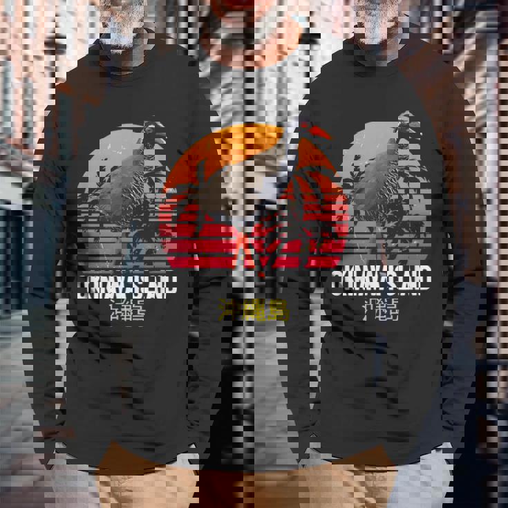 沖縄レール 沖縄 やんばるくいな ヤンバルクイナ山原水鶏 長袖Tシャツ 高齢者への贈り物