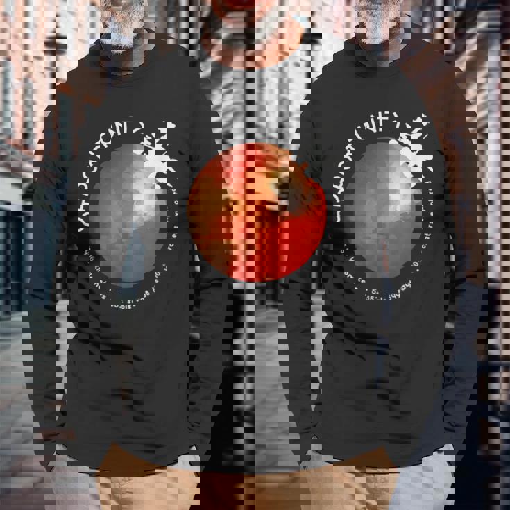 火星のオポチュニティ・ローバー オピー 宇宙探検 長袖Tシャツ 高齢者への贈り物