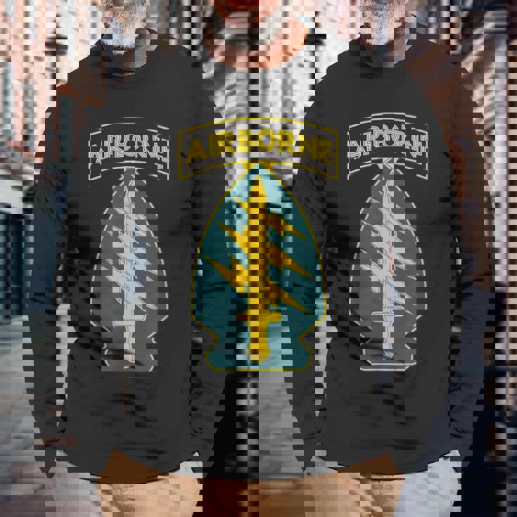 特殊部隊空挺師団 長袖Tシャツ 高齢者への贈り物