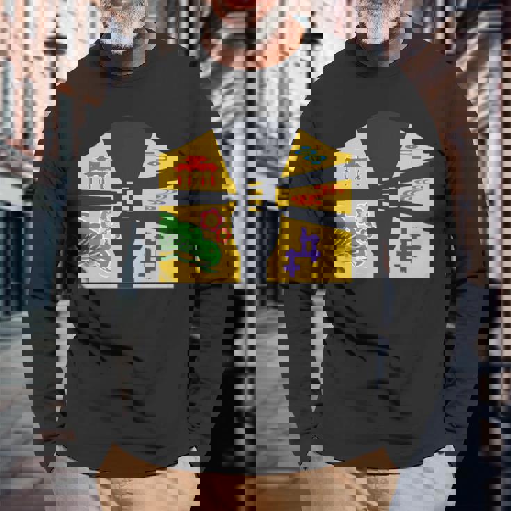 琉球備形沖縄沖縄内南朱型 三線 長袖tシャツ 長袖Tシャツ 高齢者への贈り物