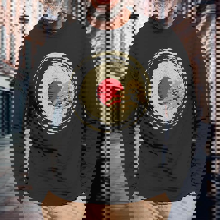 盆栽日本禅tシャツ 長袖tシャツ 長袖Tシャツ 高齢者への贈り物