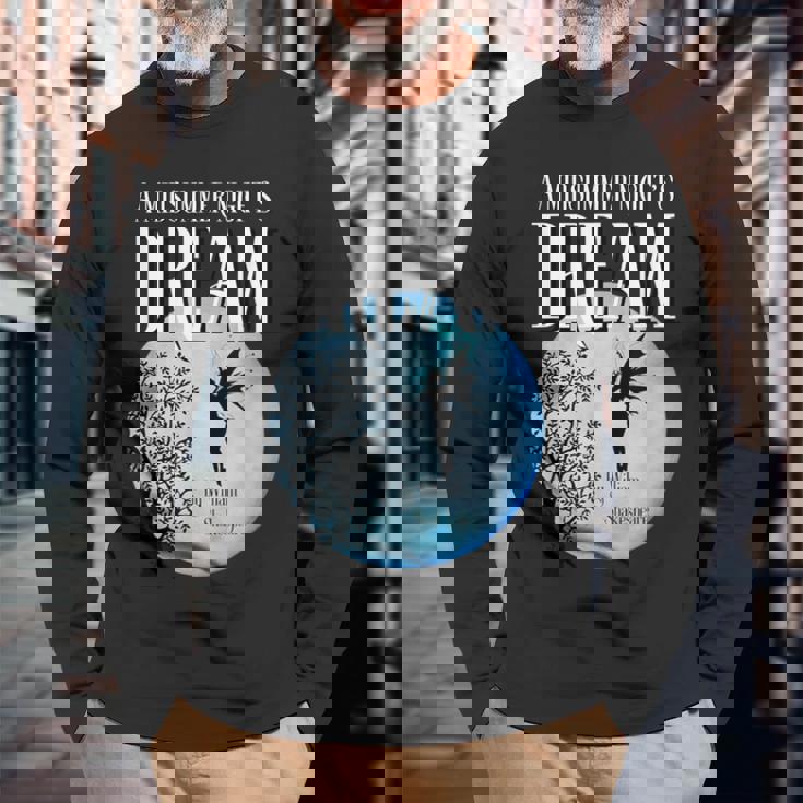 真夏の夜の夢 ウィリアム・シェイクスピア 長袖Tシャツ 高齢者への贈り物