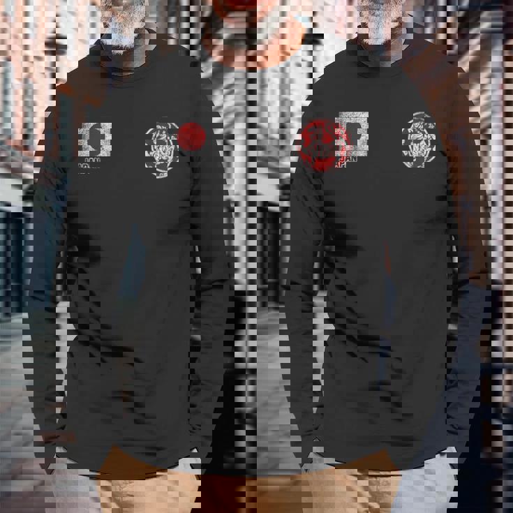 空手日本代表スポーツフル格闘技コンタクト 長袖Tシャツ 高齢者への贈り物