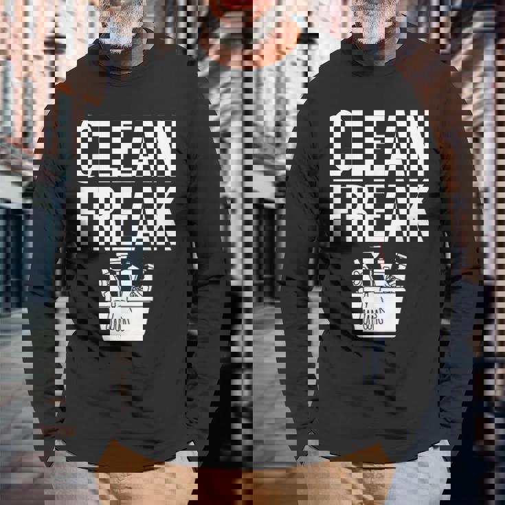 管理人用務員 清掃員 長袖Tシャツ 高齢者への贈り物