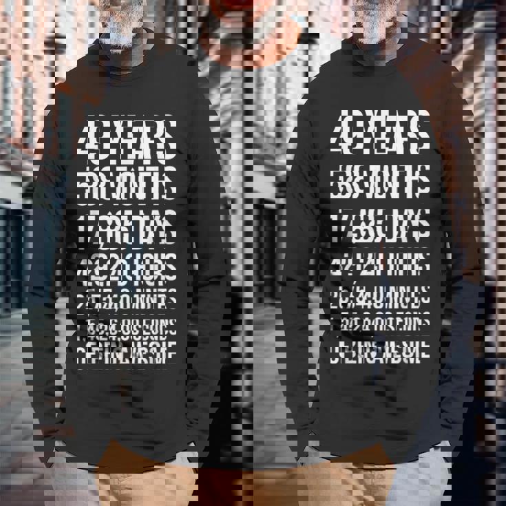 素晴らしい49歳の誕生日ギフト 面白い49歳の誕生日 長袖Tシャツ 高齢者への贈り物