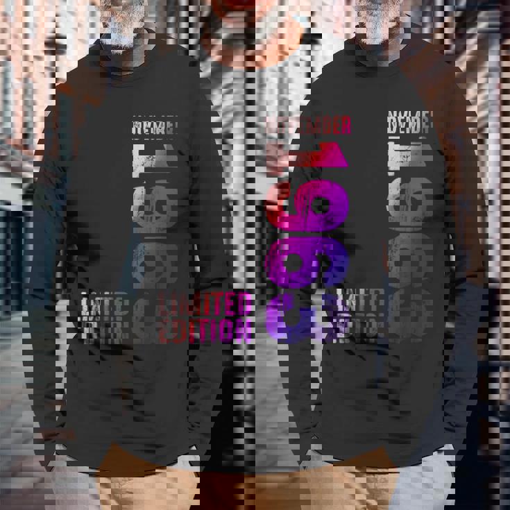 素晴らしい年 1963 年 11 月 1963 年から 1963 年から 1963 年レトロな1963 長袖Tシャツ 高齢者への贈り物