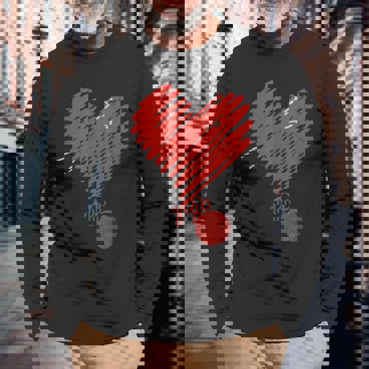 編み物 I かぎ針編み I 毛糸 I ニッター I 編み物 長袖Tシャツ 高齢者への贈り物