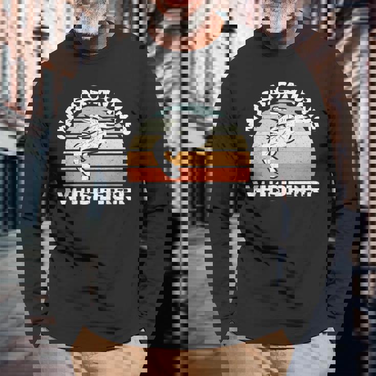 肉食動物 爬虫類 恐竜 モササウルス 先史時代のモササウルス 長袖Tシャツ 高齢者への贈り物