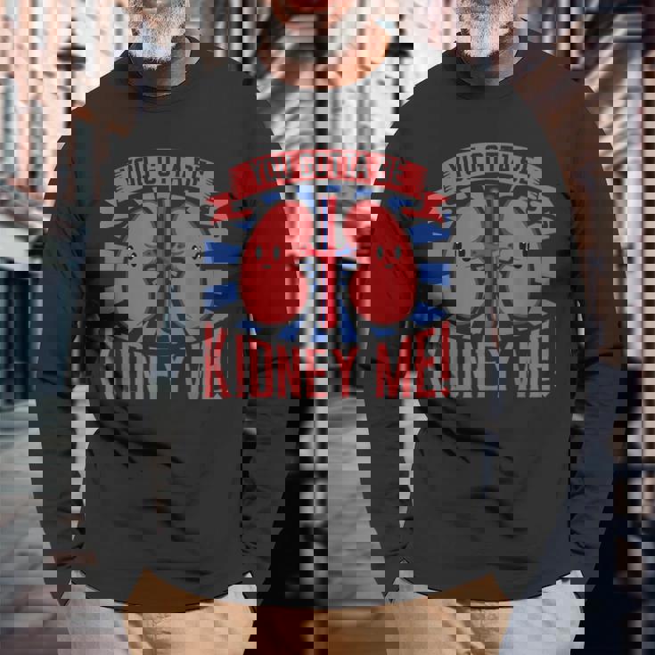 腎臓移植 腎臓ドナー 腎臓病 長袖Tシャツ 高齢者への贈り物