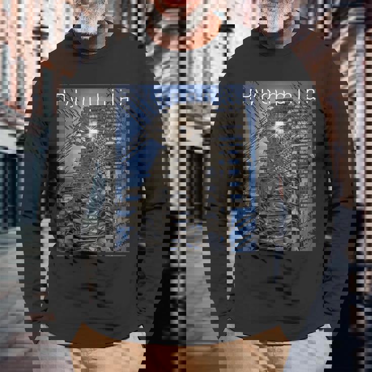 送電鉄塔 -Pylonphilia- 長袖Tシャツ 高齢者への贈り物